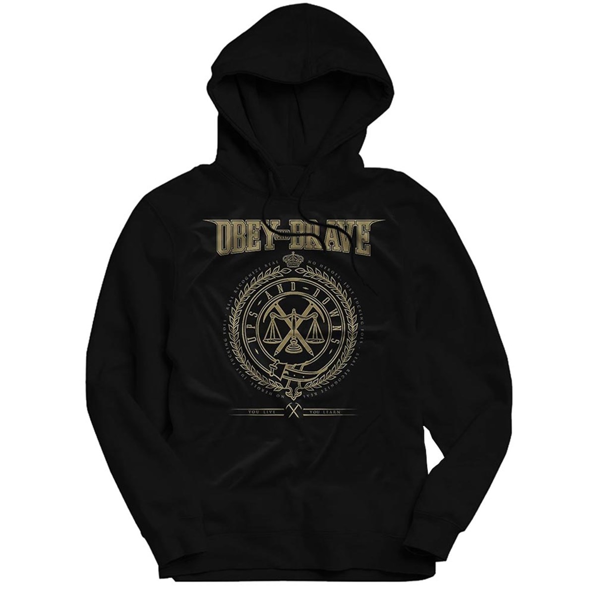 Obey The Brave Hoodie - Leather Jackets