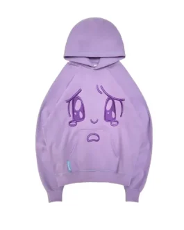 Animated Pullover Hoodie Lilac